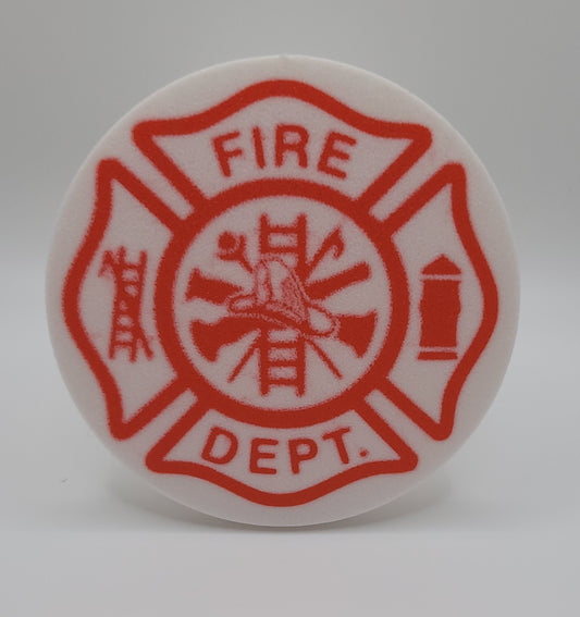 Trailer Hitch Cover - Maltese Cross Fire Symbol