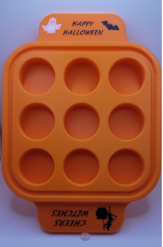 Plastic 9 Shot Tray - Halloween