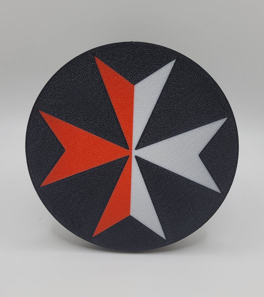 Trailer Hitch Cover - Maltese Flag