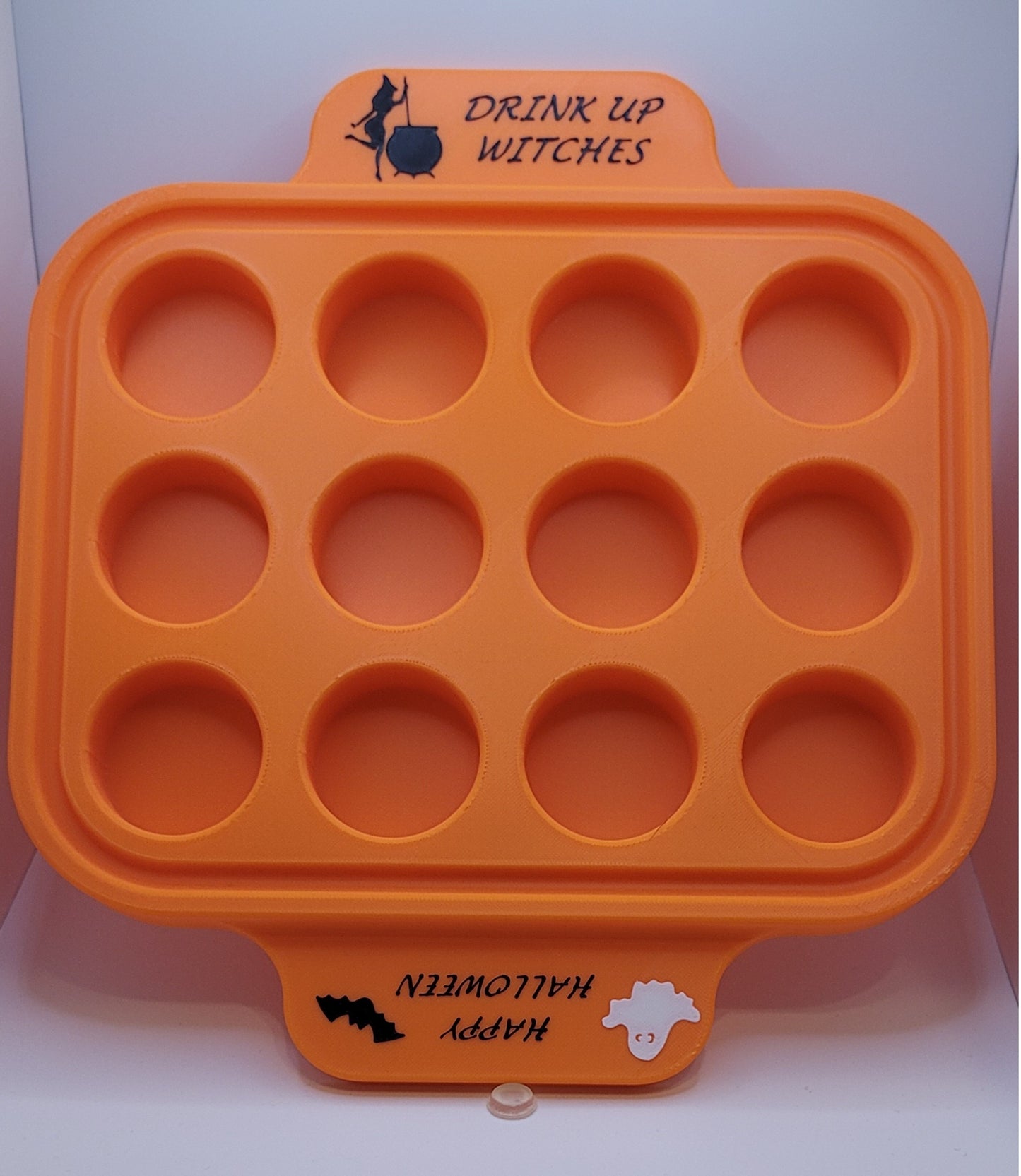 Plastic 12 Shot Tray - Halloween