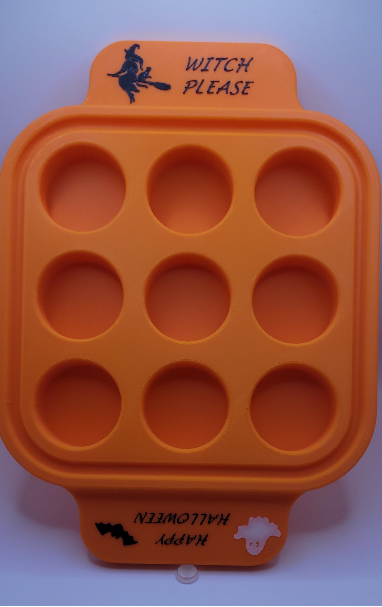 Plastic 9 Shot Tray - Halloween