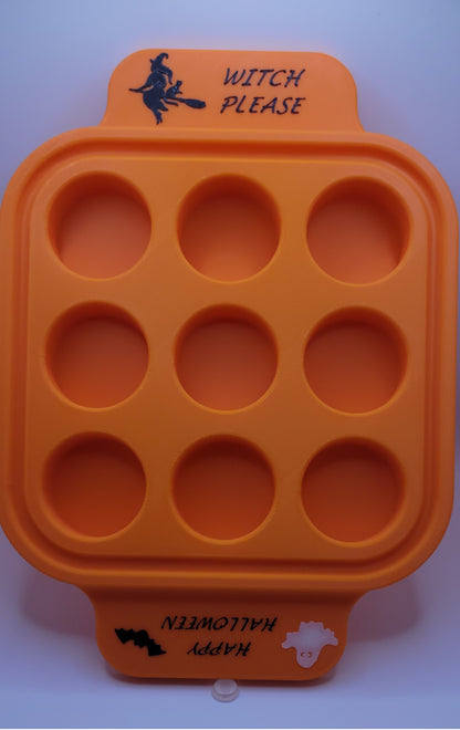 Plastic 9 Shot Tray - Halloween