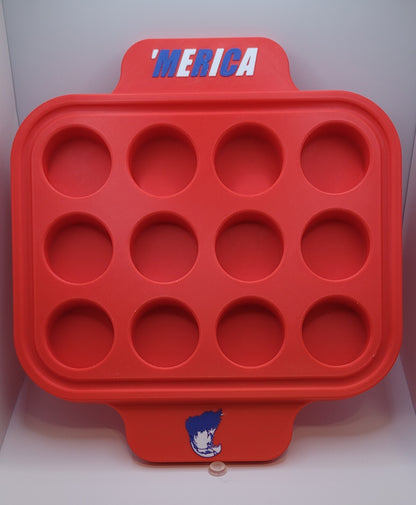 Plastic 12 Shot Tray - Merica