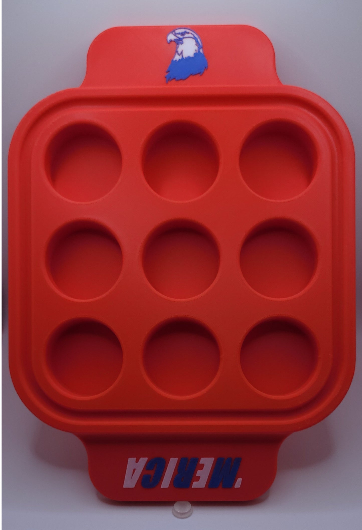 Plastic 9 Shot Tray - Merica