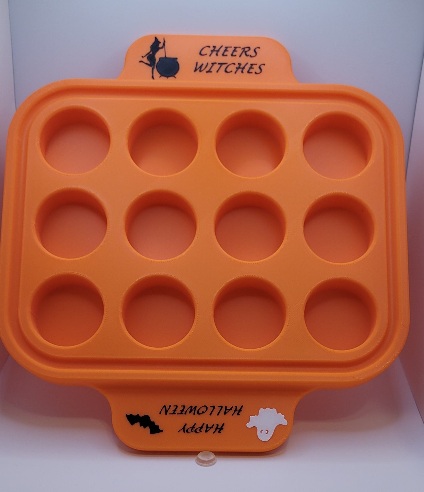 Plastic 12 Shot Tray - Halloween
